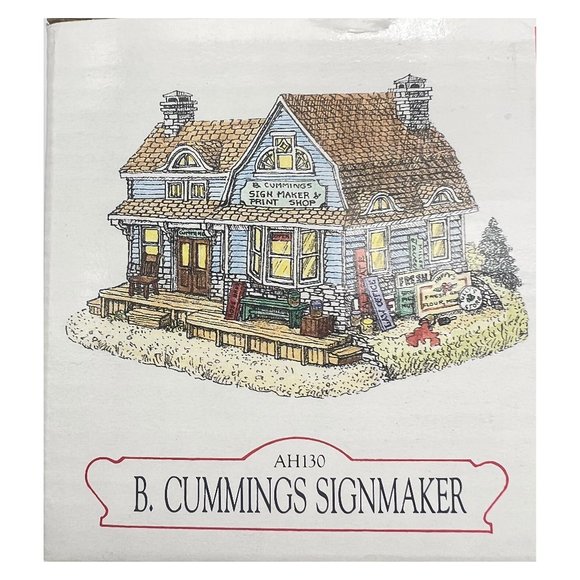 Liberty Falls Other - Liberty Falls B CUMMINGS SIGNMAKER AH130 Americana Holiday Village 1997 NEW